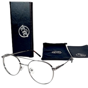 Round Eyeglass Frames Unisex Steel Acetate | ETE Optical Retro Vintage Handmade