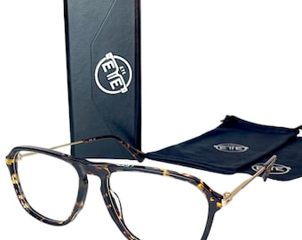 Tortoise Acetate Eyeglass Frames: Unisex Optical Fashion Eyewear