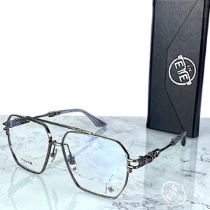 Eyeglass Frames Pure Titanium Gothic Retro Vintage Unisex Optical Gift Set
