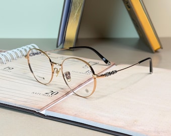Titanium Japanese Glasses | Eyeglasses eyewear optical glasses frame round titanium Japanese Korean retro vintage gothic, prescription ready