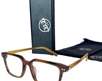 Brown Gradient Acetate Eyeglass Frames - ETE Brand - Unisex