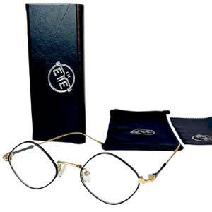 Unisex Metal Eyeglass Frames – Retro Round Optical ETE