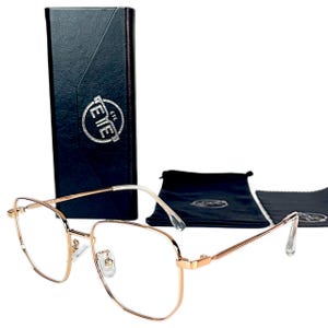 Eyeglass Frames Women Metal | Retro Vintage ETE Eyewear | Prescription Optical Frames | Handmade Style Glasses | Luxury Gift Set
