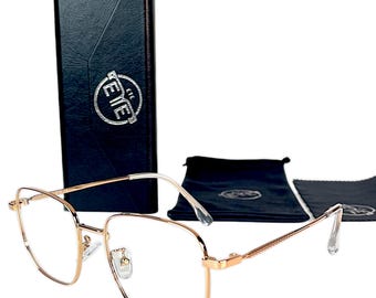 Retro Metal Eyeglass Frames: Handmade Style ETE Eyewear - Gift Set