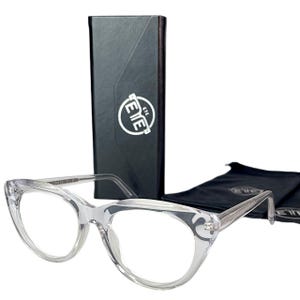 Clear Cat Eye Glasses Frame for Women – Acetate Eyeglasses ETE Brand, Stylish Optical Frames