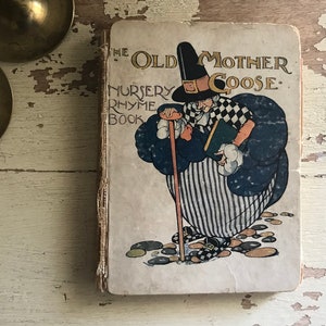 The Old Mother Goose Nursery Rhyme Book | Thomas Nelson and Sons | Vintage Children’s Book Illustrated by Anne Anderson