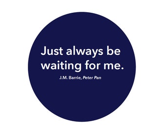 Peter Pan Digital Art - J.M. Barrie - Wait For Me