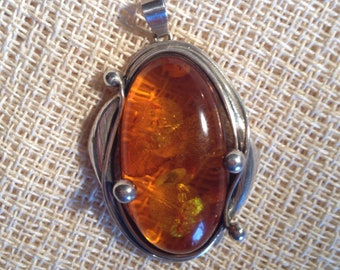 Huge Baltic Amber Pendant