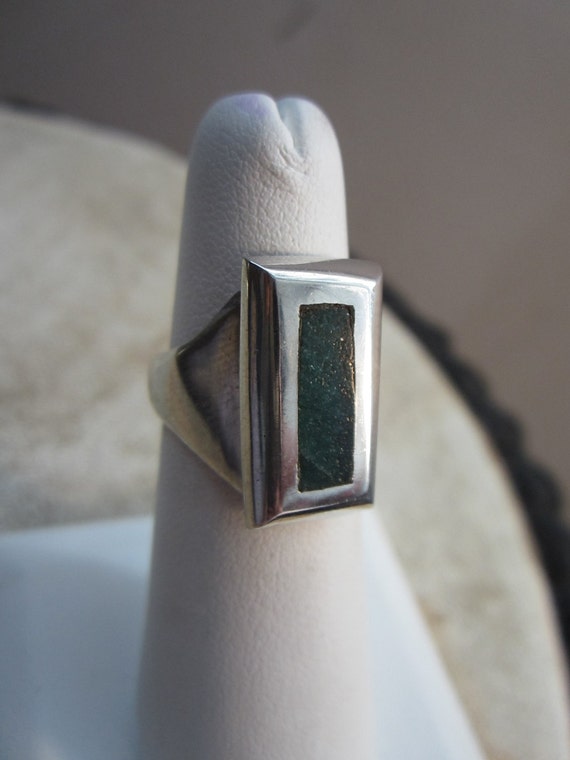 Vintage Mexican Jade Ring - image 1