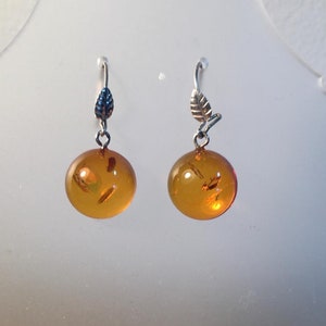 Baltic Amber Drop Earrings