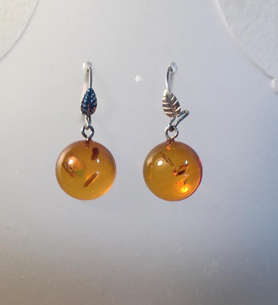 Baltic Amber Drop Earrings