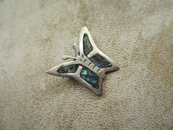 Taxco Los Ballesteros Butterfly Brooch - image 2