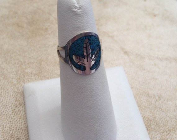 Vintage southwestern style ring - image 5