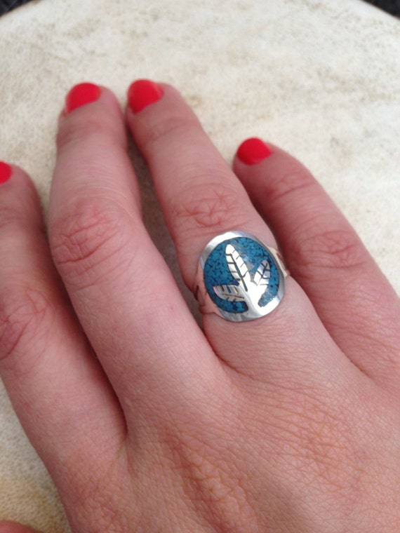 Vintage southwestern style ring - image 1