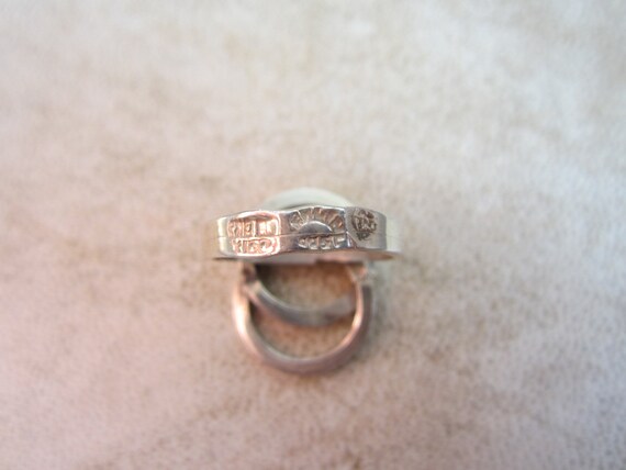 Sterling Silver Overlapping Circle Ring - image 5