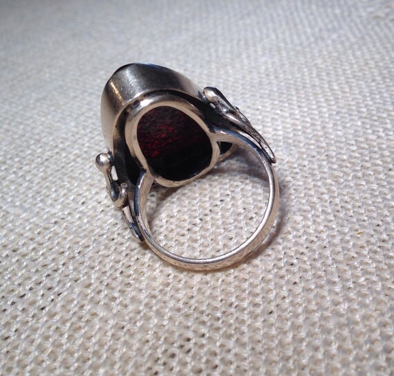 Statement Baltic Amber Ring - image 2