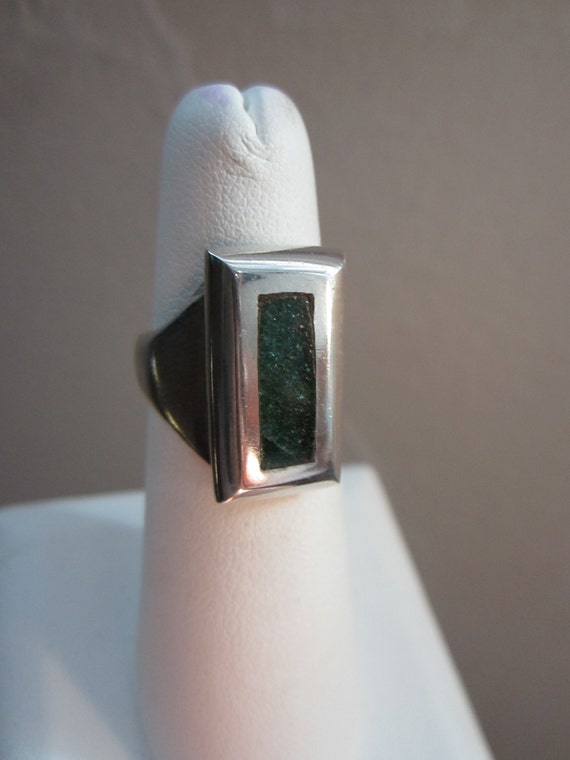 Vintage Mexican Jade Ring - image 5