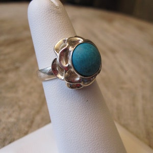 Turquoise Flower Ring