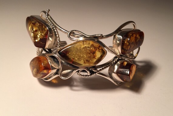 Statement Baltic Amber Bracelet - image 5