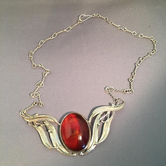 Statement Baltic Amber Necklace - image 2