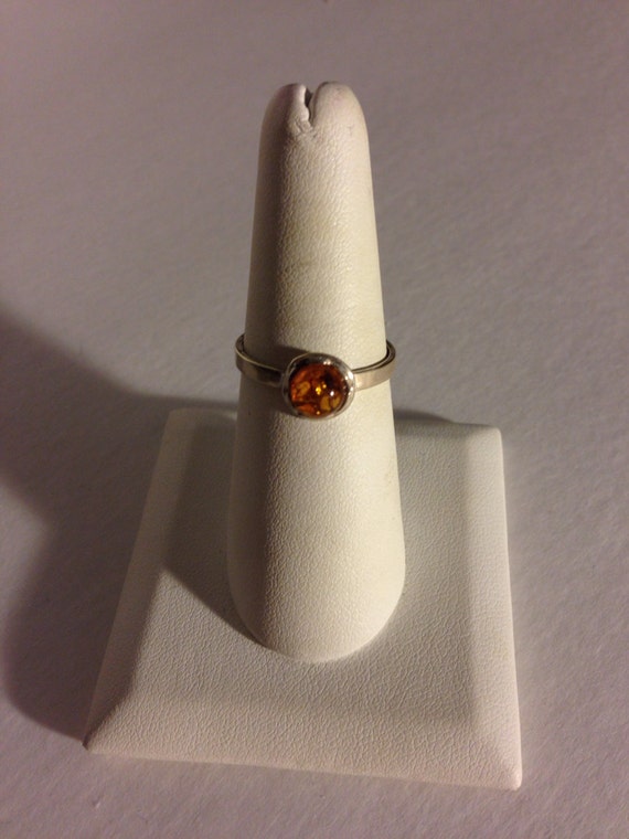 Simple Baltic Amber Ring - image 4