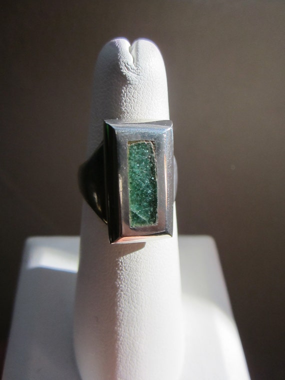 Vintage Mexican Jade Ring - image 4