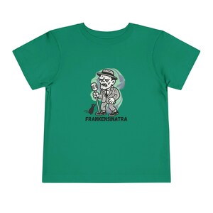 Toddler Frankensinantra Halloween T-Shirt Funny Frankenstein Singer Parody Tee