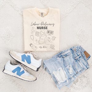 L+D Nurse T-Shirt, Labor and Delivery Nurse Gift