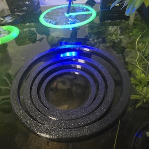 Feeder Rings for Fish Aquariums | Freshwater Fish aquarium decor - keeps floating plants at bay for easy feeding and top water access!