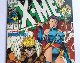 Jim Lee's X-men 6 (First Printings, VF/NM Condition, 1992, Marvel Comics, Omega Red, Wolverine, Sabretooth)