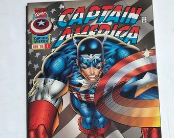 Captain America 1 - Rob Liefeld  (VF/NM Condition, Deadpool, Marvel Comic Book, Avengers Endgame)