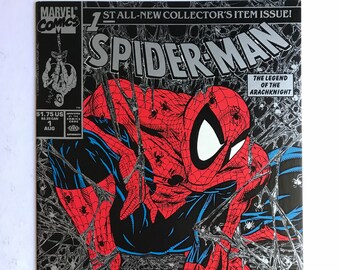 Spider-Man #1 Todd McFarLane (Silver Webs/Prima stampa, quasi pari al nuovo/in ottime condizioni, 1991)