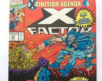 X-Factor 61 (X-tinction Agenda Part 6, 1991, VF/NM, Marvel Comic Books, Vintage Books, X-Men, Cable)