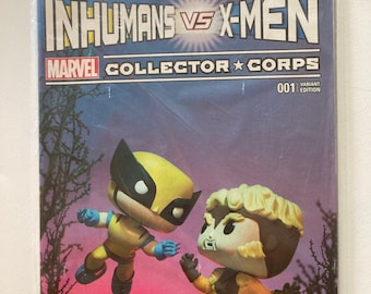 X-Men vs Inhumans 1: Collector Corps Variant, Wolverine vs Sabertooth