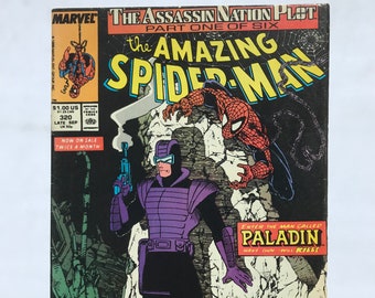 Amazing Spider-man Comic 320 (Todd McFarlane, VF/NM, 1989, Marvel Comics, Silver Sable, No Way Home)