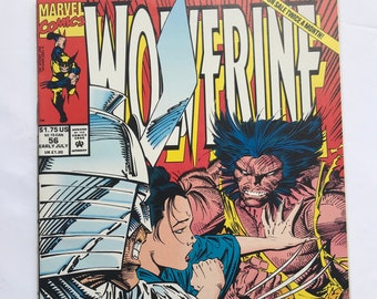 Wolverine Comics Issues 56  Larry Hama - Marc Silvestri's Final Issues (VF/NM Condition, Silver Fox, Silver Samurai)