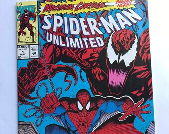 Marvel SPIDER-MAN UNLIMITED #1 Maximum Carnage 1993 EXCELLENT CONDITION