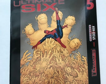 Ultimate Six Spider-Man Comic Book: Sandman Cover, Part 5 (VF/Near Mint)
