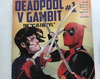 Deadpool Vs Gambit 1 (VF/NM Condition, Marvel Comics, Deadpool, Uncanny X-men, X-Force, New Mutants)