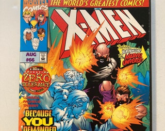 X-men - 66 - Bastion - Zero Tolerance Conclusion (Carlos Pacheco, Comics, VF/NM Condition, Uncanny X-men/X-men 97, 1995)