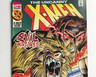 Unheimliche X-men 326 Joe Madureira Art (SabreTooth vs Gambit, Marvel Comics, VF / NM Zustand, Unheimliche X-men, 1996)