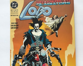 ロボ - 非アメリカ的剣闘士3 - マイク・ミニョーラ（1990年、VF/NMコンディション、DCコミックス、初版、ウルヴァリン）