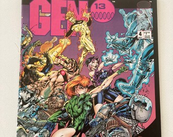 GEN 13 - #4 of 5 - Inaugural Limited Series - Team Origin - J. Scott Campbell (Jim Lee,  Image Comics, VF/NM, First Issue, Hot Issues!)