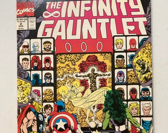 Infinity Gauntlet 2 - George Perez The Universe Is In Disary As A Result of The Snap! (VF/NM The Marvel vs Thanos! First Printing, Avengers)