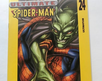 Ultimate Spider-Man #24: Return of Goblin, Bendis/Bagley (VF/Near Mint)