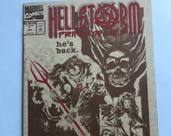 Hellstorm #1: Prince of Lies, Parchment Cover (VF/NM Condition)