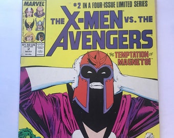 The X-men Vs. The Avengers 2 of 4 (VF/NM Condition, Marvel Comics, She-Hulk, Captain America, Mutants  1987)