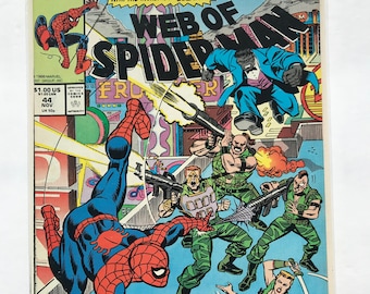 Web of Spider-man 44 - Incredible Hulk  (Marvel Comic Book, First Printings, Very Fine/NM, Spawn, Venom, 1994)