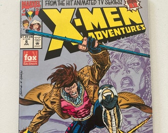 Rare X-men Adventures 6 Season 2  - X-Men 97 - Disney Plus (Gambit Origin Issue - Adaption of the 90s Cartoon VF/NM 1993)