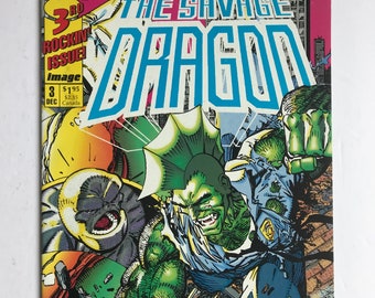The Savage Dragon 3 (Erik Larsen, Image Comics, First Printing, VF/NM Condition, Spiderman)
